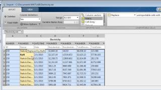 How to Import Data from Text Files Interactively in MATLAB 2012b [upl. by Lliw]