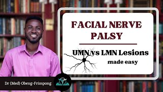 UMN lesions vs LMN lesions of the Facial Nerve  Made Simple  TutorMed [upl. by Gnirol]