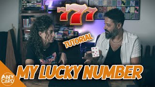 IL NUMERO FORTUNATO \\ PERFORMANCE e TUTORIAL magician magictrick [upl. by Helene]