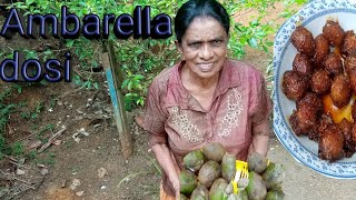 How to make hogplum dosi Ambarella dosi at home  village food  sinhala [upl. by Anelrac952]