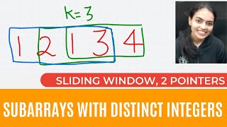 Subarrays with distinct integers Interviewbit C Code Explanation Intuition [upl. by Reld317]