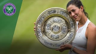 Garbiñe Muguruza wins Wimbledon  Virtual Reality Highlights [upl. by Elwood]