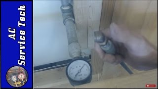 Pressure Testing a Gas Line How to Pressure Test Natural Gas and Propane Lines Correctly [upl. by Canfield]