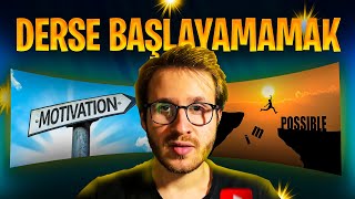 Derse Başlayamamanın Sebebi  Program Nasıl Oluşturulur DGS  YKS [upl. by Domingo]