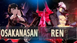 GBVS Osakanasan Belial Vs Ren Avatar Belial  High Level Gameplay [upl. by Hamforrd]