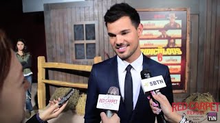 Taylor Lautner at the Premiere of Adam Sandlers new comedy Ridiculous 6 for Netflix Ridiculous6 [upl. by Vescuso]