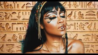 Egyptian Queen  Makeup Tutorial  Bri Hall [upl. by Keelin]