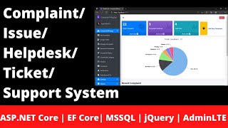 Complaint  Issue  Helpdesk Ticket  My Ticket HelpDesk Support System  ASPNET Core  EF Core [upl. by Alyk]