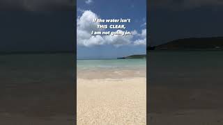 Anguilla has the clearest most beautiful beaches 😀☀️😍 anguilla beaches [upl. by Heady]