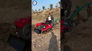 Mini Tractor Mounted Furrow Plow And Rotary Tiller [upl. by Sirad]