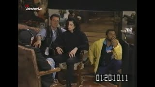 Michael Jackson Talks To Oprah Interview Pre rehearsals [upl. by Oirromed]