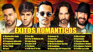 Marc Anthony Enrique Iglesias Romeo Santos Marco Antonio Juan Luis Guerra Exitos Romanticos [upl. by Halden]