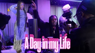 DAY IN MY LIFE Capella Grey Listening Party  VIBE RESPONSIBLY VOL1 VLOG [upl. by Elleahcim]