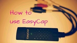 How to use Easy Cap usb to rca [upl. by Oiluj]