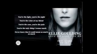 Love Me Like You Do Ellie Goulding Fifty Shades Of Grey Soundtrack Lyric Video 1 Hour Music Segm [upl. by Farika428]