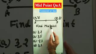 Midpoint formula and question shorts [upl. by Aynosal]