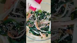 This easy seaweed salad recipe is so addicting [upl. by Yeltihw]