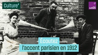 Enregistré en 1912 ce tapissier découvre son accent parisien [upl. by Yklam97]