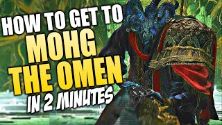 ELDEN RING  FASTEST WAY TO Mohg The Omen HIDDENSECRET BOSS [upl. by Azer621]