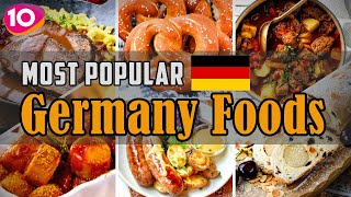 Incredible Top 10 Most Popular Germany Foods  Traditional Germany Foods  Germany Street Foods [upl. by Nylhsa]