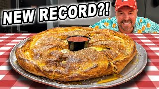 Thousands Have Failed Tomasinos quotMade Manquot Stuffed Pizza Challenge in Orlando Florida [upl. by Isleana]