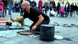 Dario Rossi quotTECHNO RAVE PARTY mode ONquot live  Piazza del Popolo Rome [upl. by Ellehcal]