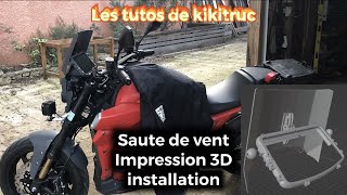 Alrendo TS bravo  sauté de vent impression 3D installation [upl. by Rubetta]