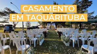 Taboado e Sorocaba  Casamento em Taquarituba  Taguaí 01Viagem [upl. by Arbe477]