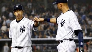 Derek Jeter on his final home opener amp Hiroki Kurodas outing in the Yankees win over Orioles [upl. by Kung]