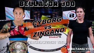 Cris Cyborg vs Cat Zingano Breakdown  Bellator 300  Keys to Victory  Prediction [upl. by Jain818]