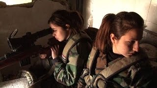 Mujeres letales en el ejército sirio [upl. by Gilles]