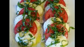 How to make an Italian Caprese Salad [upl. by Navetse541]