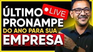 PRONAMPE  APROVE O ÚLTIMO PRONAMPE DO ANO PARA SUA EMPRESA [upl. by Inglis]