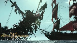 Pirates of the Caribbean Dead Men Tell No Tales 2017  Barbossa meets Salazar [upl. by Baerman]