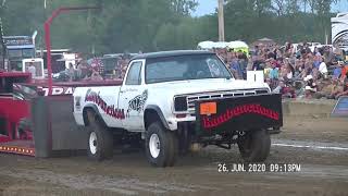 6200LB GAS 4X4 TRUCKS CENTRAL OHIO TRUCK PULLERS PICKAWAY COUNTY FAIR JUNE 2020 [upl. by Morton]