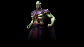 Injustice Gods Among Us  Martian Manhunter  All skins Intro Super Move Story Ending [upl. by Ameyn]