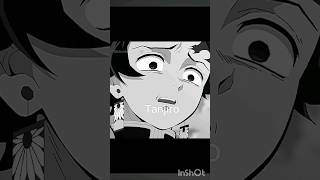 Tanjiro reaction 🤣 is like WTF  please subscribe  demonslayer shortsviral knyedit [upl. by Laucsap]