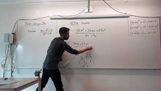 Matematik 2b 12 Uppgift 1231b Origo Faktorisera och förenkla ett rationellt uttryck [upl. by Lledroc]