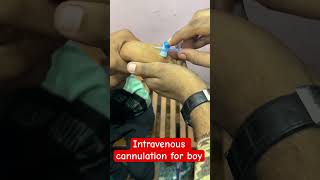 Intravenous cannulation  cannula trending shorts hospital doctor SMpharmacy plz follow [upl. by Ellon105]