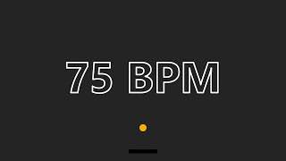 75 BPM Metronome [upl. by Doner]