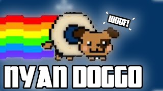 Original Nyan Dog  Nyan Cat Parody  Woof Dog [upl. by Pampuch]