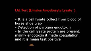 LAL Test  Pyrogenicity Testing Explained in Marathi  Microbiology in Marathi [upl. by Janie327]