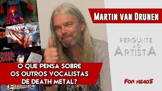 For headS  PaA  Martin van Drunen ASPHYX quotChris Barnes parece um sapo gritandoquot [upl. by Atled]