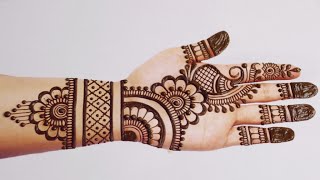 Beautiful Mehndi design for hands Easy Simple Mehandi ka design Mehandi mehndi designs मेंहदी [upl. by Lebbie]