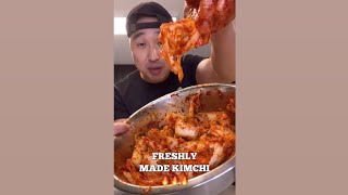 Easy Kimchi Recipe 🔥👨🏻‍🍳🥬 [upl. by Ainolopa]