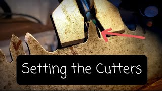 Setting the Cutter TeethCrosscut Saw Maintenance [upl. by Camfort978]