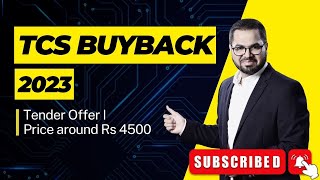 TCS Buyback 2023 I TCS Share News [upl. by Batista478]