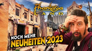 PHANTASIALAND 2023  Noch mehr NEUHEITEN  Neues afrikanisches Dorf eröffnet  Freizeitpark Update [upl. by Jauch513]