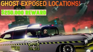 All 10 Ghost Exposed Locations  GTA V Online [upl. by Aihsat]