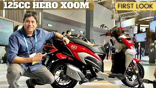 125cc Hero XOOM 125R is here  Walkaround amp First Look Review  TVS Ntorq Rival [upl. by Sophey]